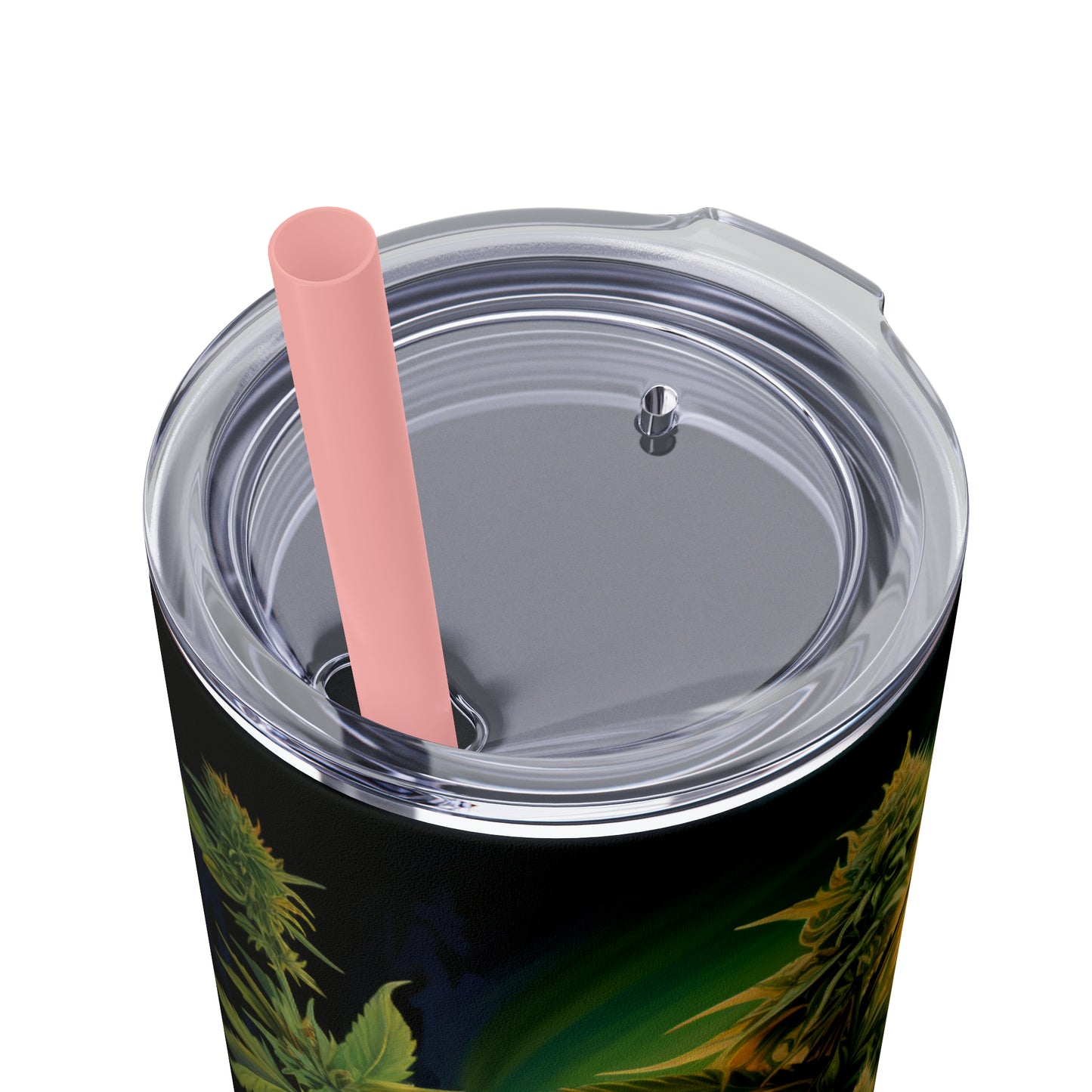 Cannabis Tumbler with Straw