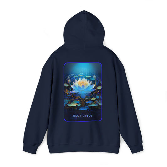 Blue Lotus -  Unisex Hooded Sweatshirt