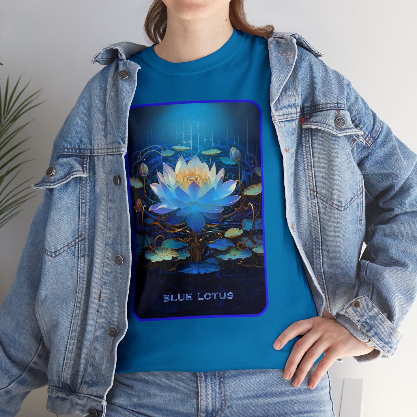 Blue Lotus - Unisex Cotton Tee