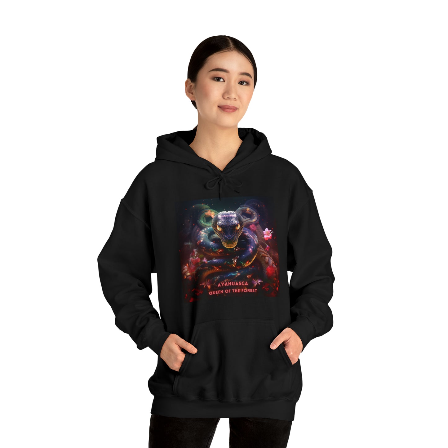 Ayahuasca Queen of the Forest - Unisex Hooded Sweatshirt