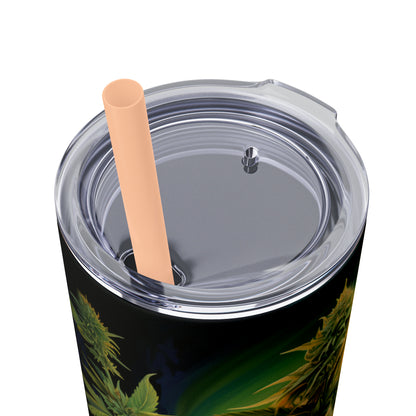 Cannabis Tumbler with Straw