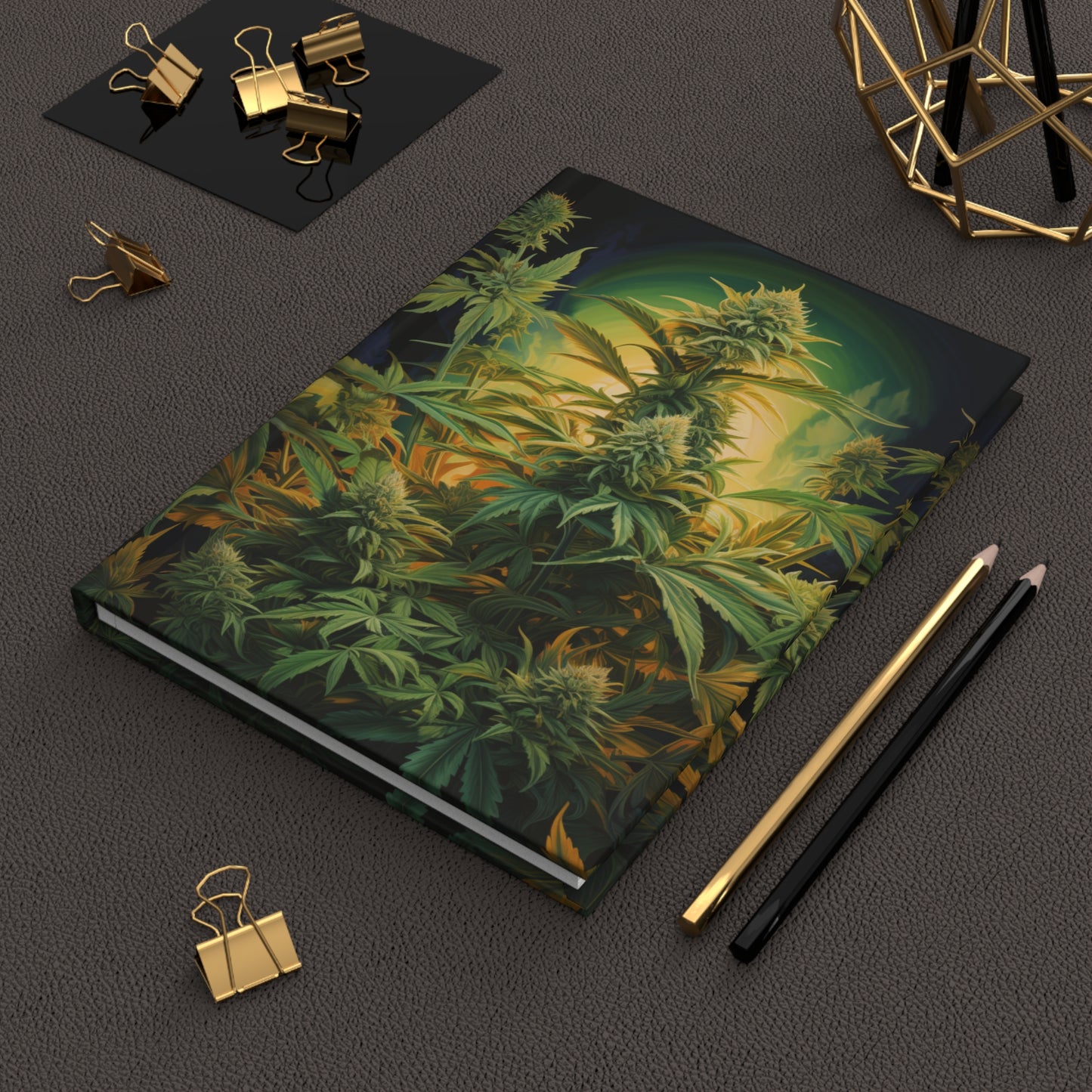Cannabis Hardcover Journal
