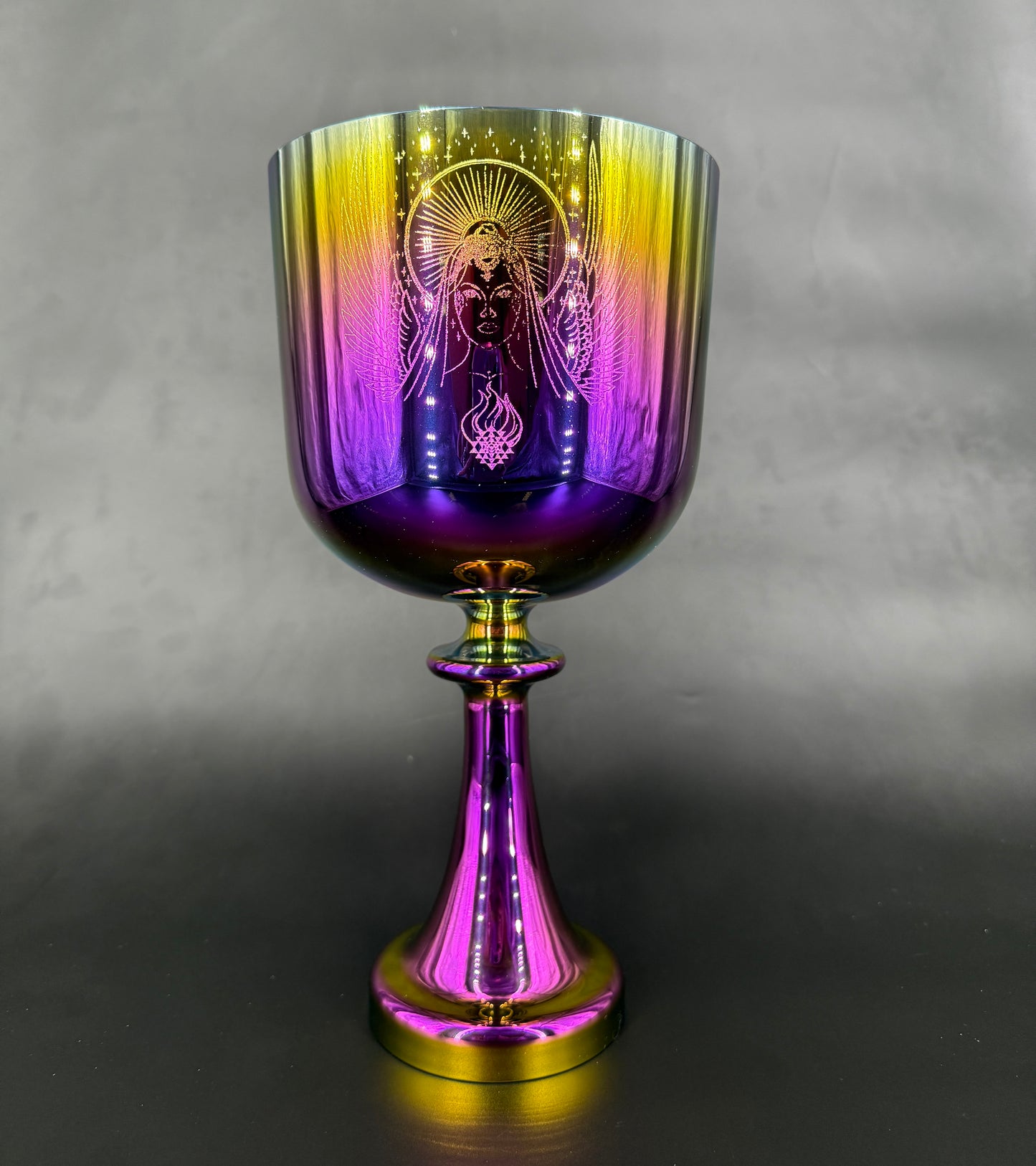 Amethyst Flame Auraura - Divine Cosmic Mother - Crystal Chalice Grail