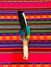 Condor Eagle Feather Smudge Fan with Jaguar Palo Santo Handle