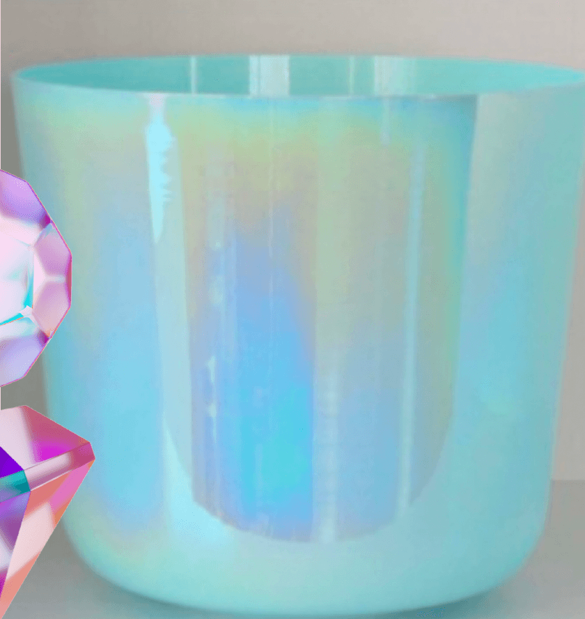 Aqua Opal Crystal Chalice Grail & Bowl